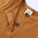 Solid Color Cotton Baby Romper for Newborns (0-24M)