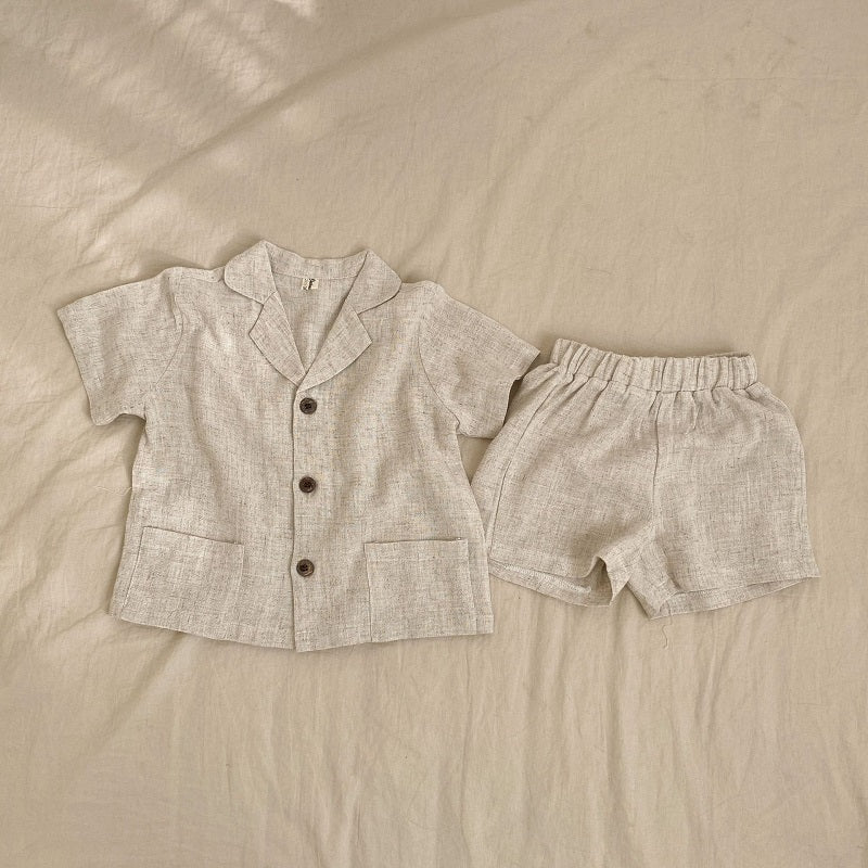 Summer Baby Clothes Set - Shirt & Shorts for Infants