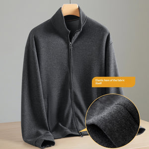 Men's Fashion Casual Stand-Collar Sweatshirt Sports Suit
