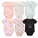 Newborn Baby Clothes 6-Piece Cotton Summer Set