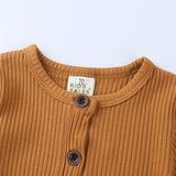 Solid Color Cotton Baby Romper for Newborns (0-24M)