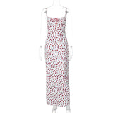 A new sweet one-shoulder lace lace floral halter dress from Feng Women's Clothing for spring and summer