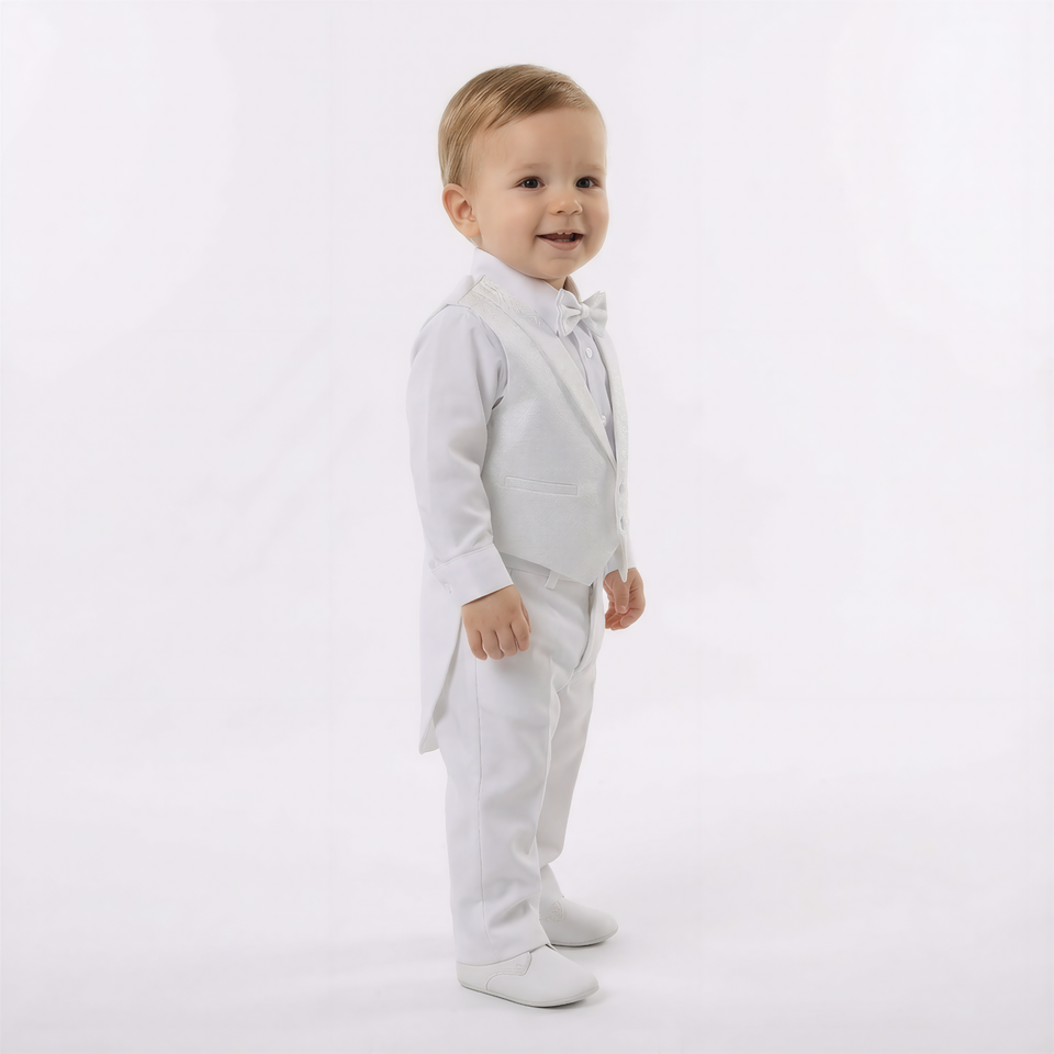 Archie's Penguin Tail Vest Set-0