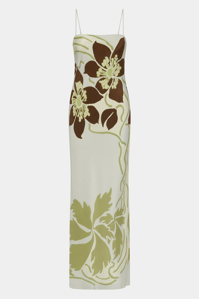Color-blocking striped dress