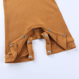Solid Color Cotton Baby Romper for Newborns (0-24M)