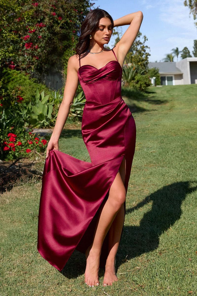 Fitted Dress With A Sweetheart Neckline And Thin Straps-1