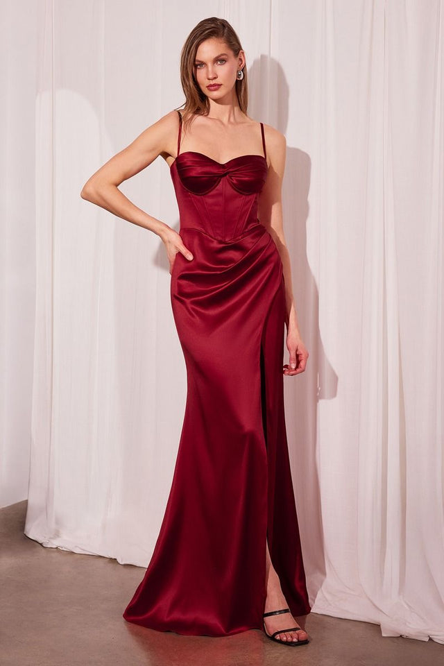 Fitted Dress With A Sweetheart Neckline And Thin Straps-2